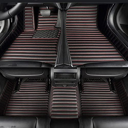 Custom All Weather Protection Luxury Leather Floor Mats for Cars SUVs Trucks According Anti