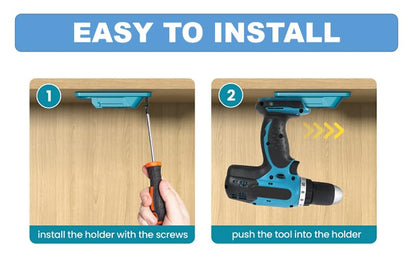 10 Packs Drill Mount Holder for Makita 18V Li (10 Count)
