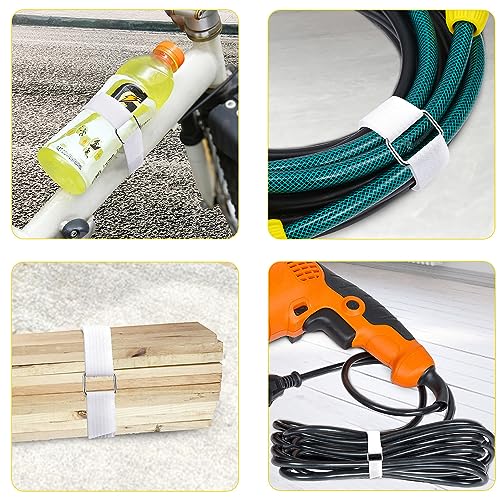 1"x16ft Hook and Loop Straps with 25 Metal Buckles