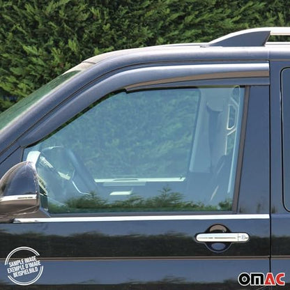 Window Visor Vent Rain Guard Deflector for Mercedes Metris 2016 (2 Count)