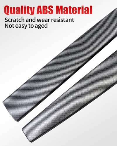 Dashboard Cover Wrap and Front Door Inner Armrest Panel Cover Trim Compatible with Tesla Model 3 2021