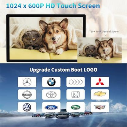 9" Wireless Apple Carplay Screen for Car