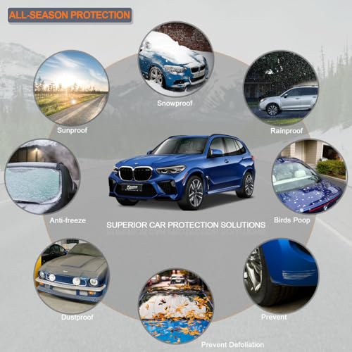 6 Layers Waterproof SUV Car Cover for BMW X5 2007