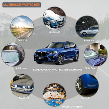6 Layers Waterproof SUV Car Cover for BMW X5 2007