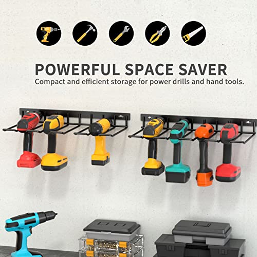 Electric Drill Storage Rack (2 Count)