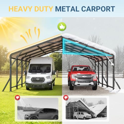 20'x20' Metal Carport