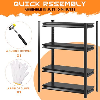 63"H Garage Shelving Heavy Duty Rack
