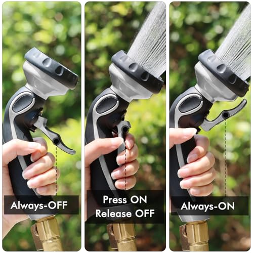 Hose Nozzle with Easy Self