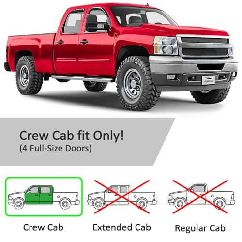 in Channel Extra Durable Rain Guards for Chevrolet