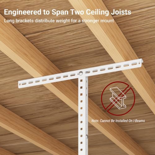 4x8 Overhead Garage Ceiling Storage Rack Organization