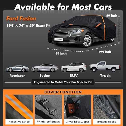 Ford Fusion Sedan Cover Waterproof All