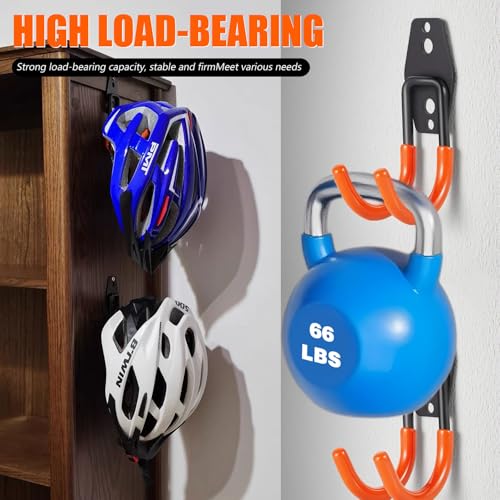 Heavy Duty Garage Storage Hooks 2 Pack Garage Tool Organizer Wall Mount (2 Count)