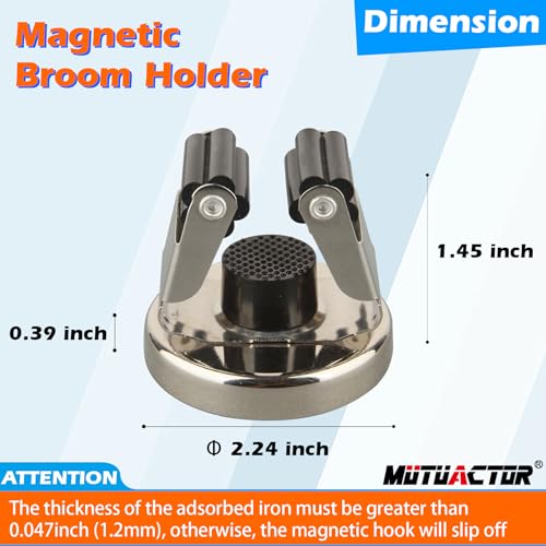 Magnetic Broom Holder (2 Count)