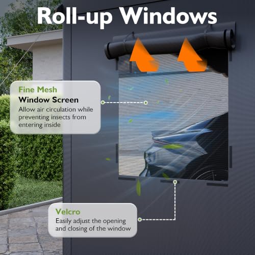 13x25 FT Heavy Duty Carport Canopy with All
