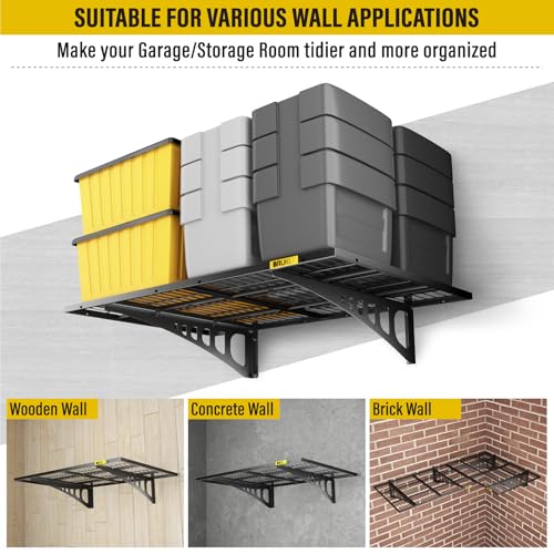 2x3ft Adjustable Rail Wall Garage Storage Shelf