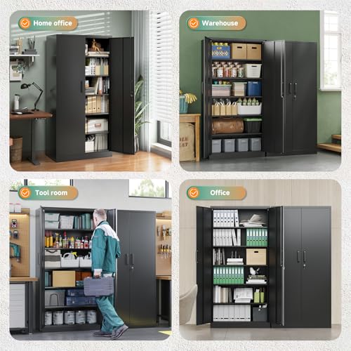 Metal Garage Storage Cabinets with Lock