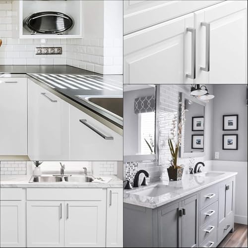 5 Pack 10 Inch Brushed Nickel Cabinet Pulls Kitchen Handles (5 Count)