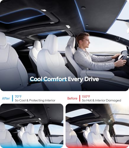 for Tesla Model X Accessories Sunshade Roof