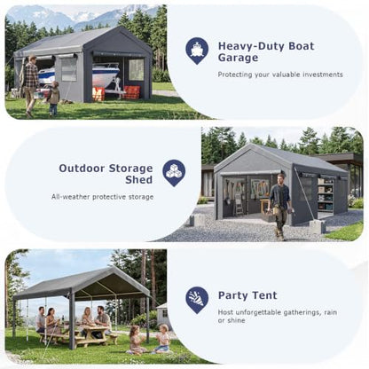 12x20 Carport Canopy