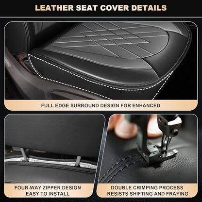 2 Front Car Seat Covers for Honda HR