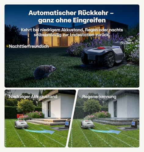 T1200Pro Robot Lawn Mower Wire Free for 0.37 Acre with RTK+Vision