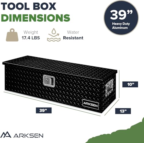39" x 13" x 10" Truck Bed Tool Box
