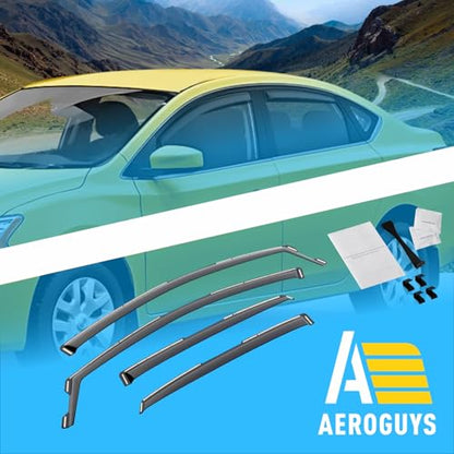 Extra Durable Window Deflectors in (4 Count)