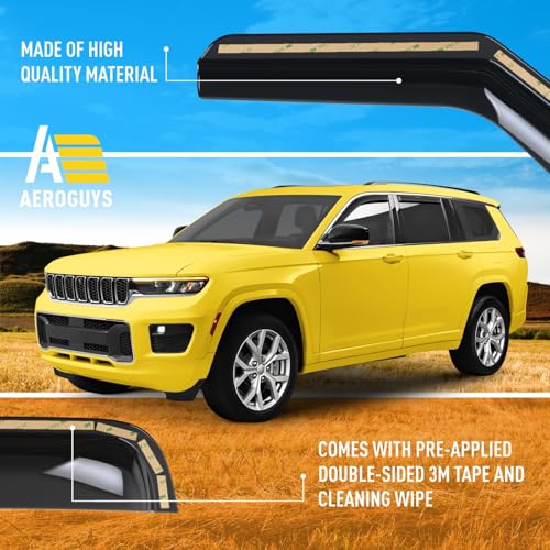 Extra Durable Window Deflectors in (4 Count)