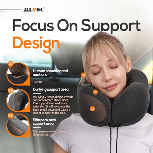 Airplane Travel Neck Pillow for Sleeping