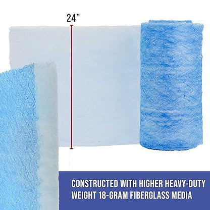 Elite Paint Spray Booth Exhaust Filter Roll 24" x 100'
