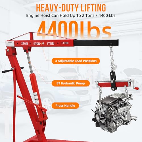 Engine Hoist with Lever