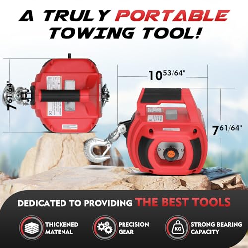 Portable Drill Winch of 1000 Lbs