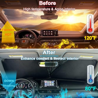 Premium Car Windshield Sun Shade for 2018