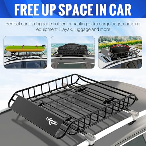roof Rack Basket Rooftop Cargo Carrier 46"*36"