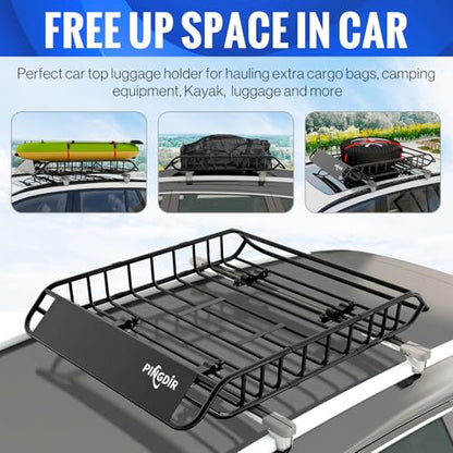 roof Rack Basket Rooftop Cargo Carrier 46"*36"