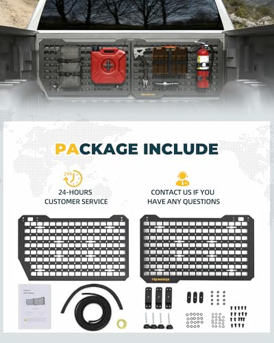 Silverado & Sierra 1500 5.8ft Short Truck Bed Front MOLLE Panels