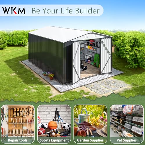 10x14 FT Outdoor Storage Shed for Backyard