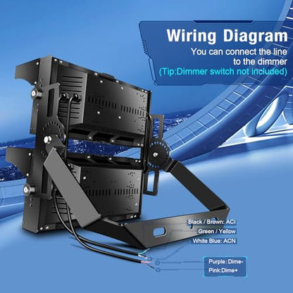 900W LED Stadium Lights with 10KV Surge Protection