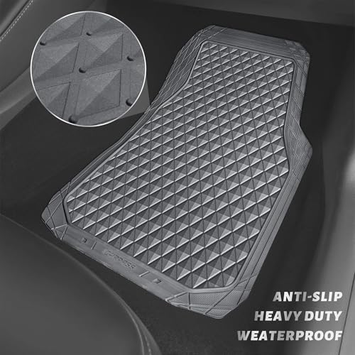Gray Rubber Car Mats