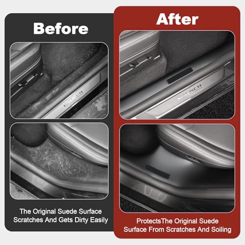 8PCS Door Sill Protector for Tesla Model Y Juniper 2025 (8 Count)