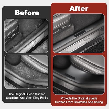 8PCS Door Sill Protector for Tesla Model Y Juniper 2025 (8 Count)