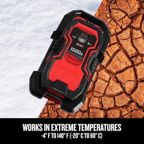 Portable Car Battery Jump Starter & Power Bank