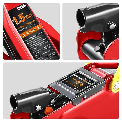 1.5 Ton Car Floor Jack Low Profile Hydraulic Trolley Service