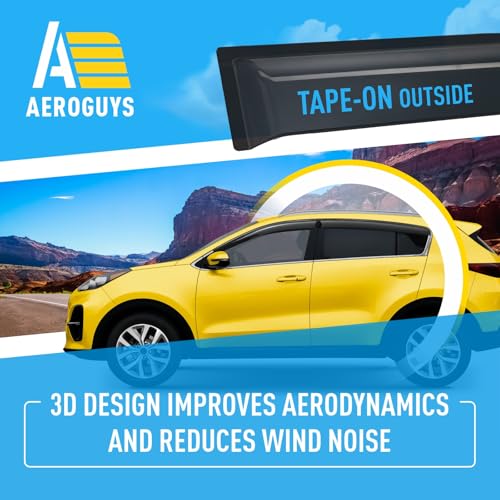 Extra Durable Window Deflectors Tape (4 Count)