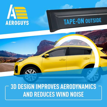 Extra Durable Window Deflectors Tape (4 Count)