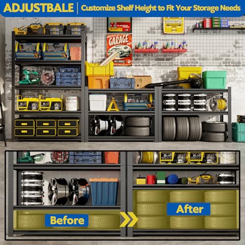 72''H Garage Shelving Heavy Duty (5 Count)