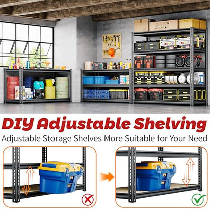 48"W Garage Shelving Heavy Duty (2 Count)