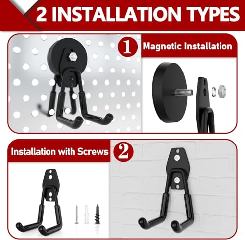 Heavy Duty Magnetic Hooks (4 Count)