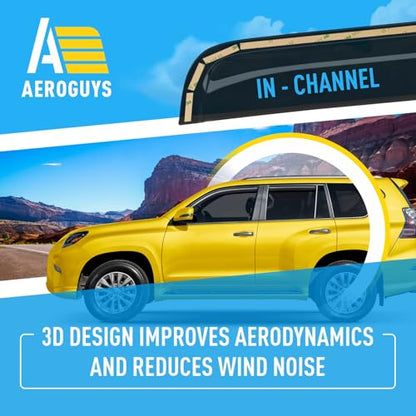 Extra Durable Window Deflectors in (4 Count)