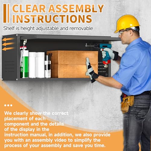 Metal Garage Wall Cabinet with Up